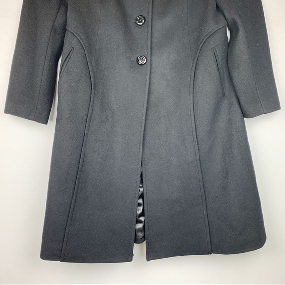 SIMONTON Says Wool Blend Trench Coat - Picture 2 of 8